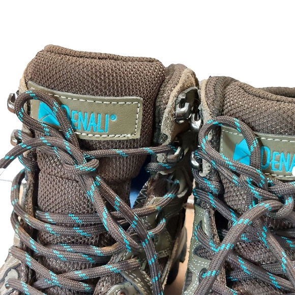 Denali Women's Utah Waterproof Suede and Leather Mid Top Hiking Boot Sz 6 EUC - Picture 2 of 8